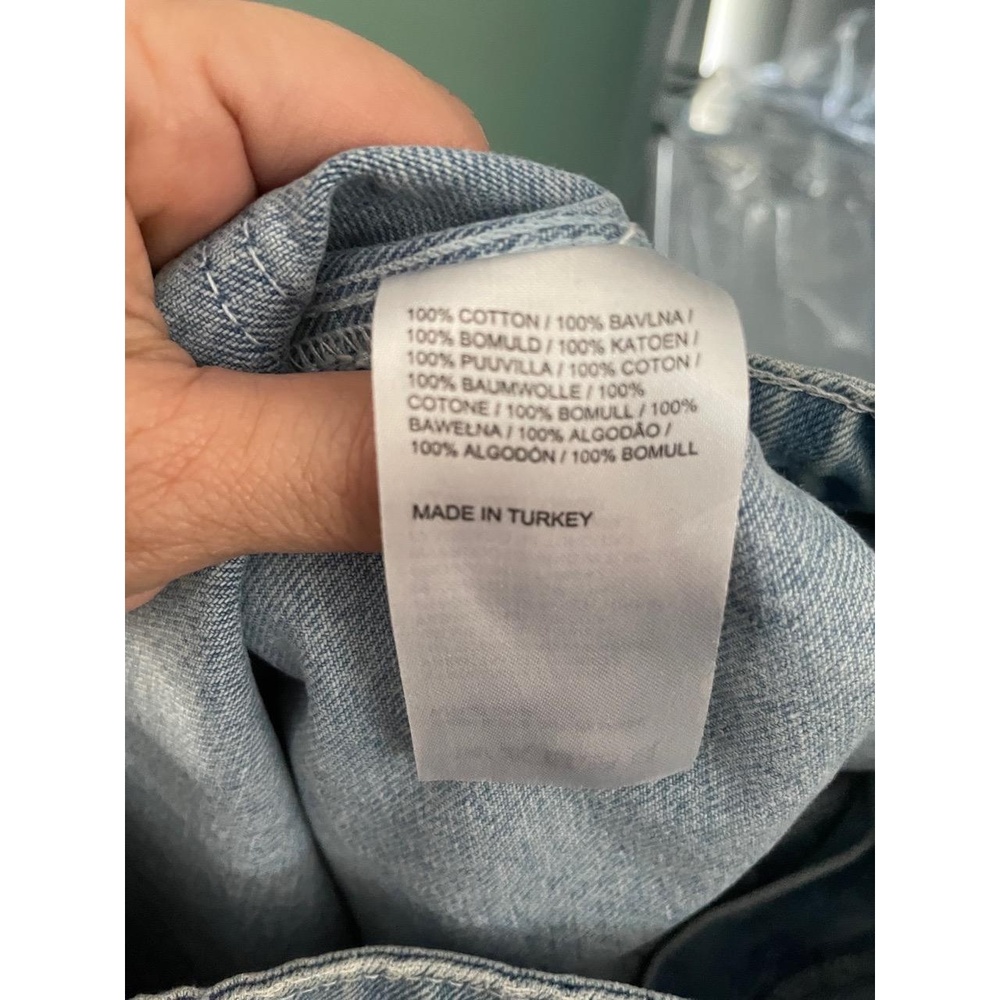 Ragged Priest Carpenter UtiliyuJeans Light Blue Wash High Waisted Paneled 26 - Picture 9 of 10
